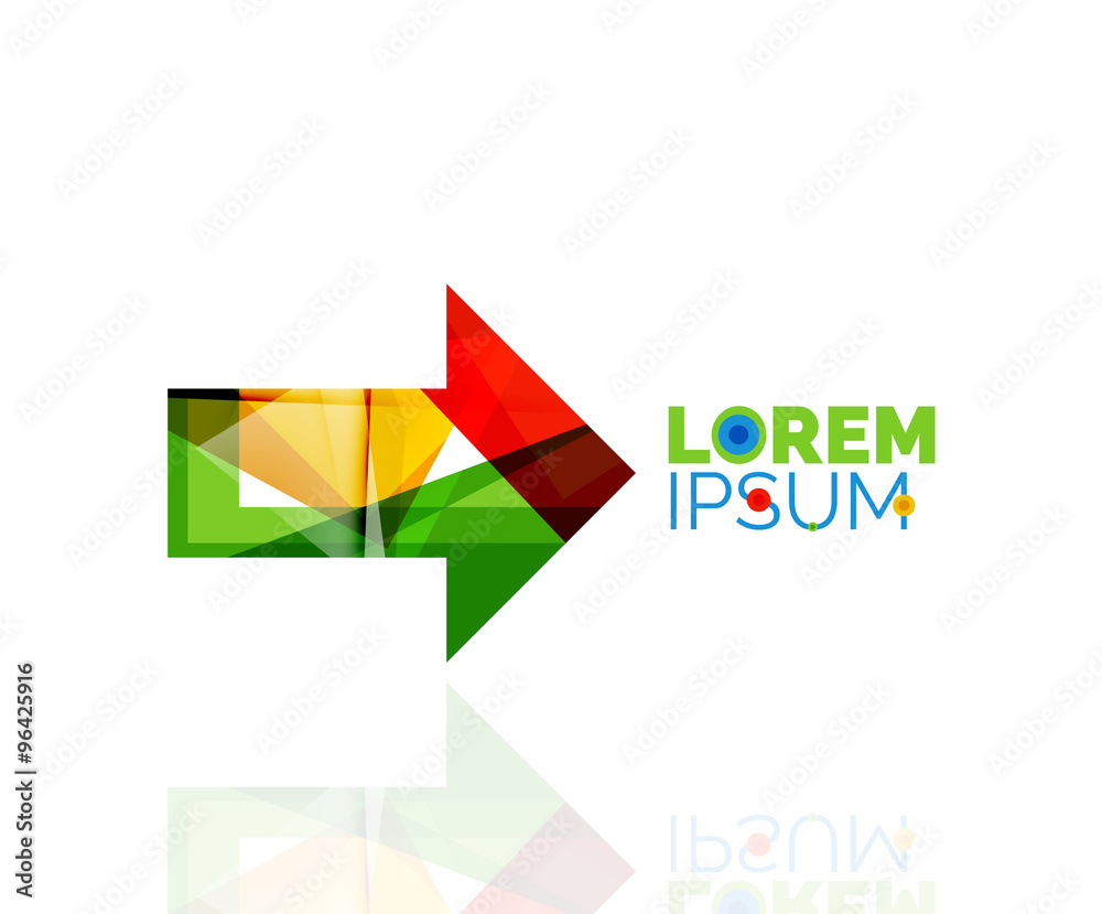 Vector arrow logo Vector arrow logo