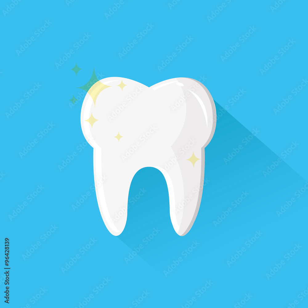 Dentist Tooth logo icon Vector illustration