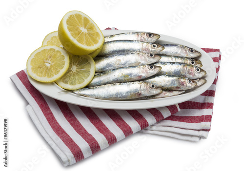 Sardinillas crudas,pescado