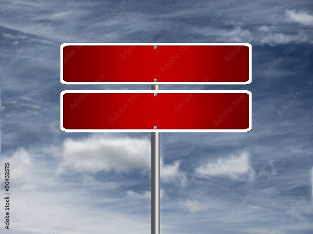 High resolution blank road sign empty highway street red signage. High resolution blank road sign empty highway street red signage.