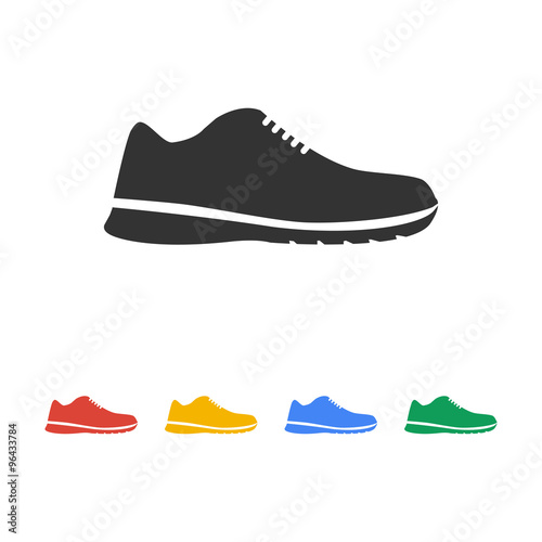shoe icon. Vector  Eps 10