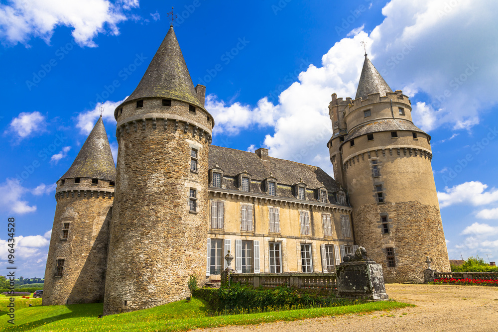impressive medieval castles of France. Dordogne region