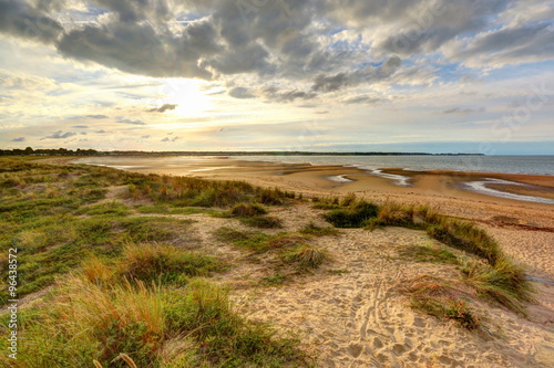 Schöner Sandstrand Rivedoux Plage