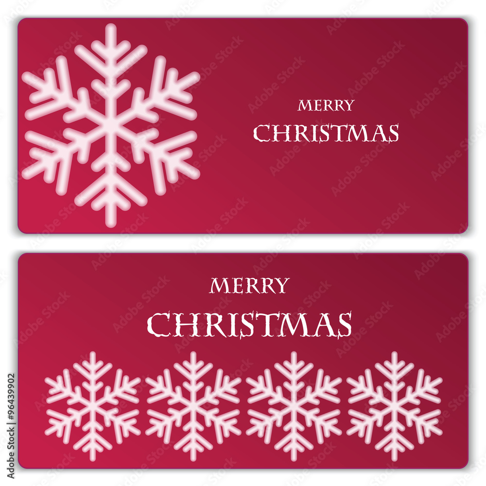 Fototapeta premium Christmas and New Year's backgrounds with snowflakes