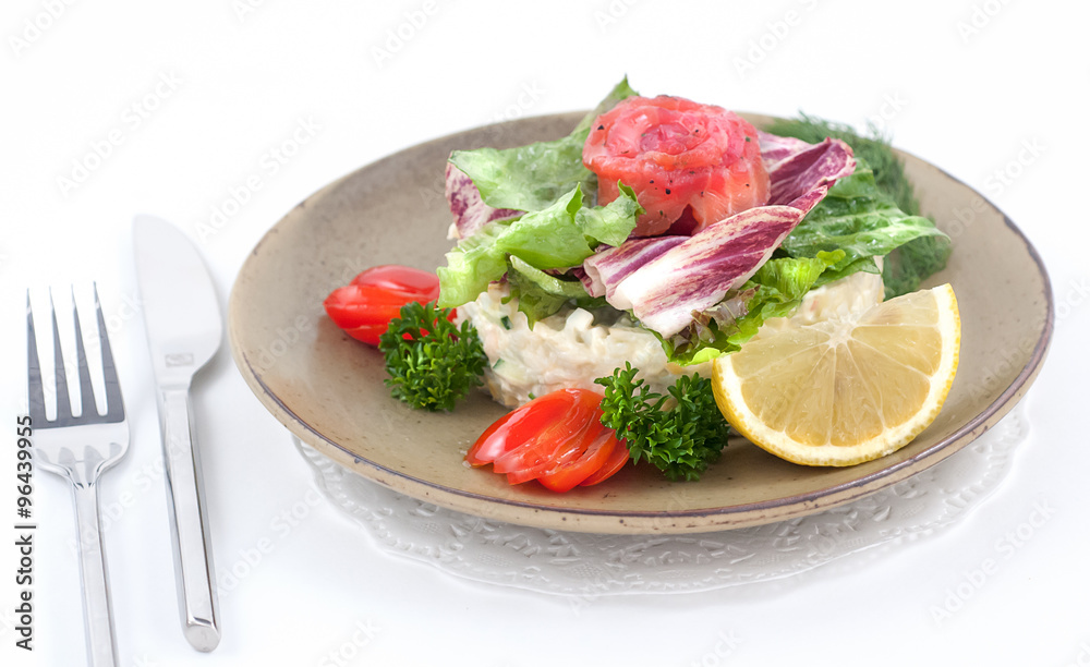 Lamb ribs with special dressing isolated on white Lamb ribs with special dressing isolated on white