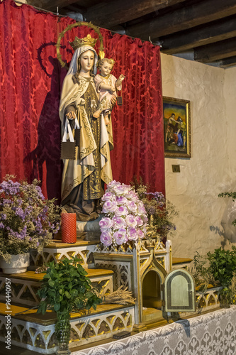 Obraz na płótnie figure of Jesus in a church w salonie
