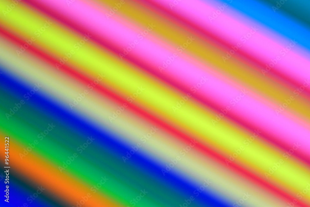 Blur image of Colorful Pencils / Colorful Background