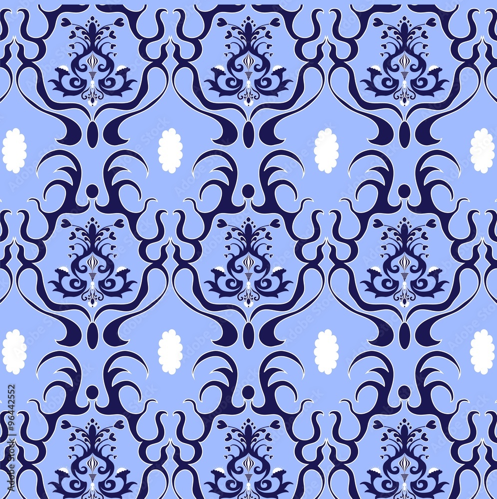 Vector.damask pattern Vector.damask pattern