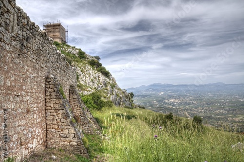 Acrocorinth in Greece