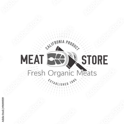 Butcher shop logo 05 A