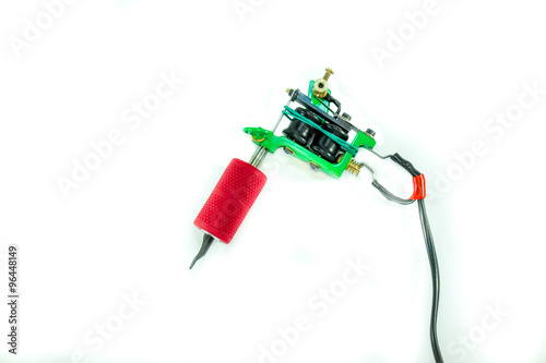 Tattoo machine isolated on white background