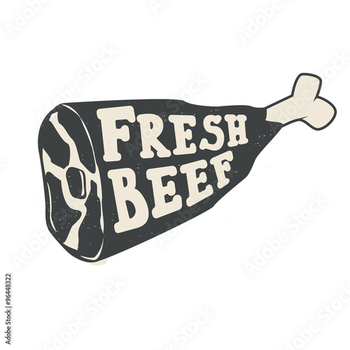 fresh beef label