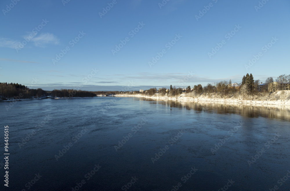 The River of Umeå, Sweden