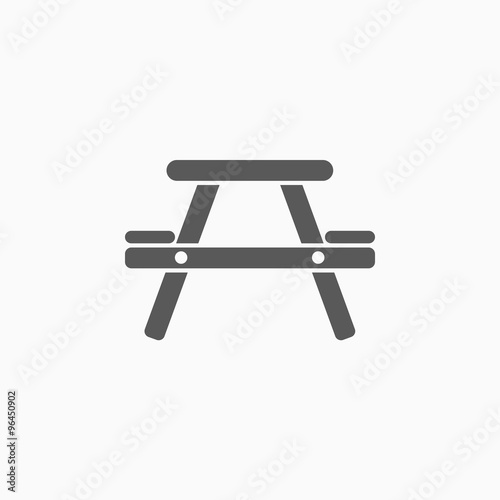 camping table icon