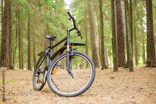Bicycle in the woods