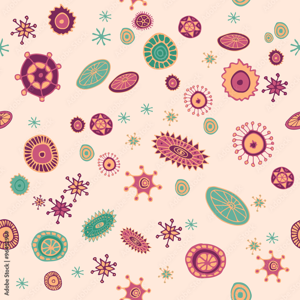 Hand drawn abstract elements seamless pattern Hand drawn abstract elements seamless pattern