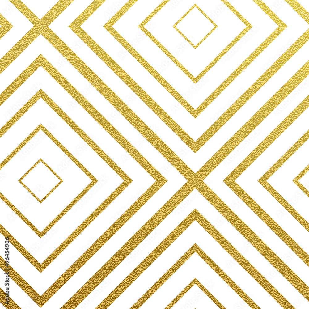 Vector geometric gold pattern