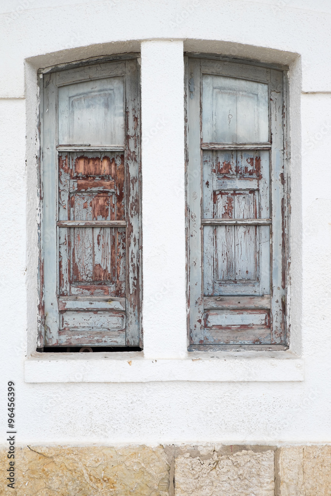 Old window shutters Denia Marina Costa Blanca Spain