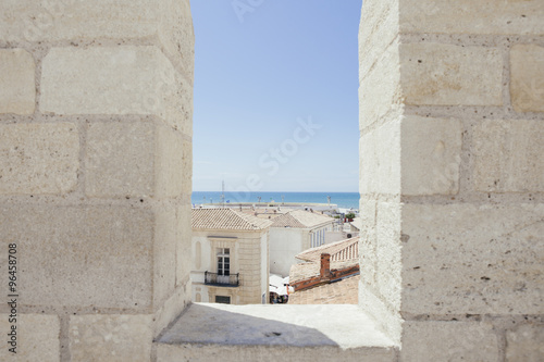 Vista arena Saintes Maries de la Mer Camargue