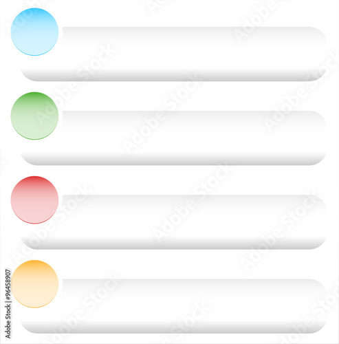 Empty button, banner background in more colors.