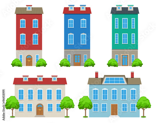 City Houses Set