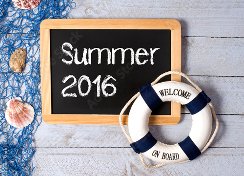 Fototapeta Summer 2016 - Welcome on Board