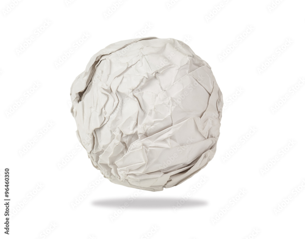 crumpled paper ball crumpled paper ball