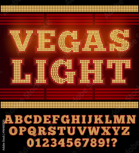 Vegas Night Font