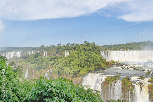 Aerial View of Iguazu Waterfalls