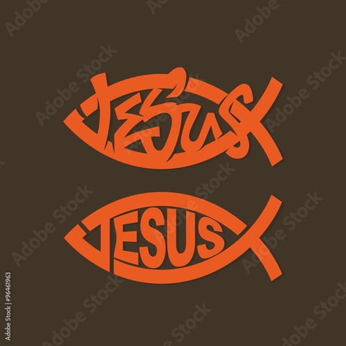 Set of Jesus fish