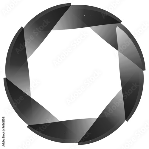 Abstract circular element. Spinning, swirling forms, shapes. Sin