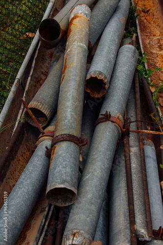 Old rust take down outfalls photo