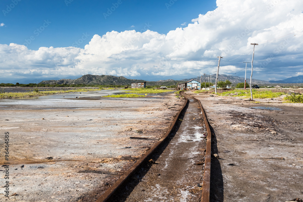 Old Railroad to the production of salt