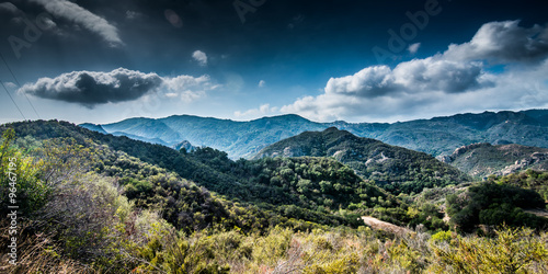 View of Malibu Canyon and Malibu Creek State Park from Mulholland Highway © SGUOPHOTOGRAPHY