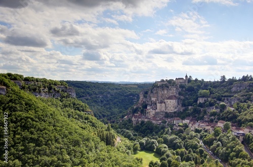 village pittoresque de Rocamadour dans le lot