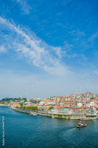 View of Porto city on summer day