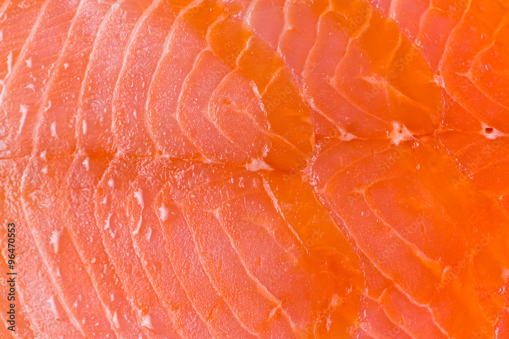 Macro of some slices of smoked salmon. Perfect as organic background. Macro of some slices of smoked salmon. Perfect as organic background.