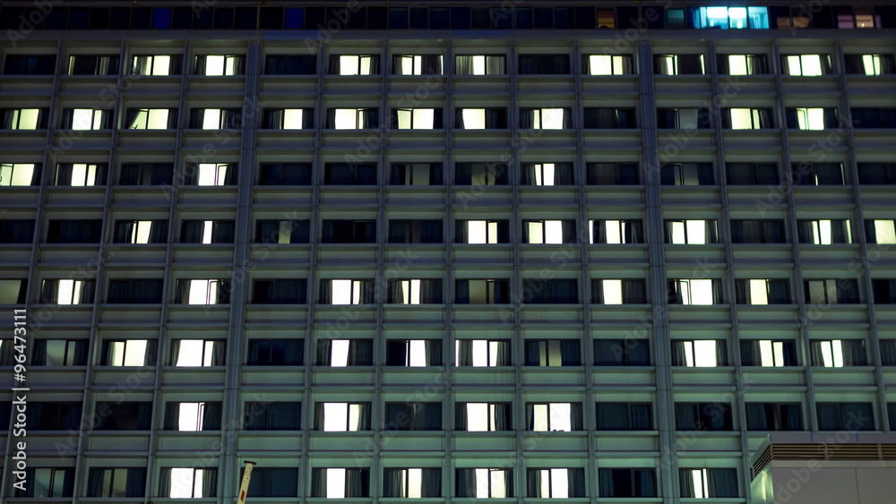 Big city hospital building day to night timelapse,rooms,patients 25p Big city hospital building day to night timelapse,rooms,patients 25p