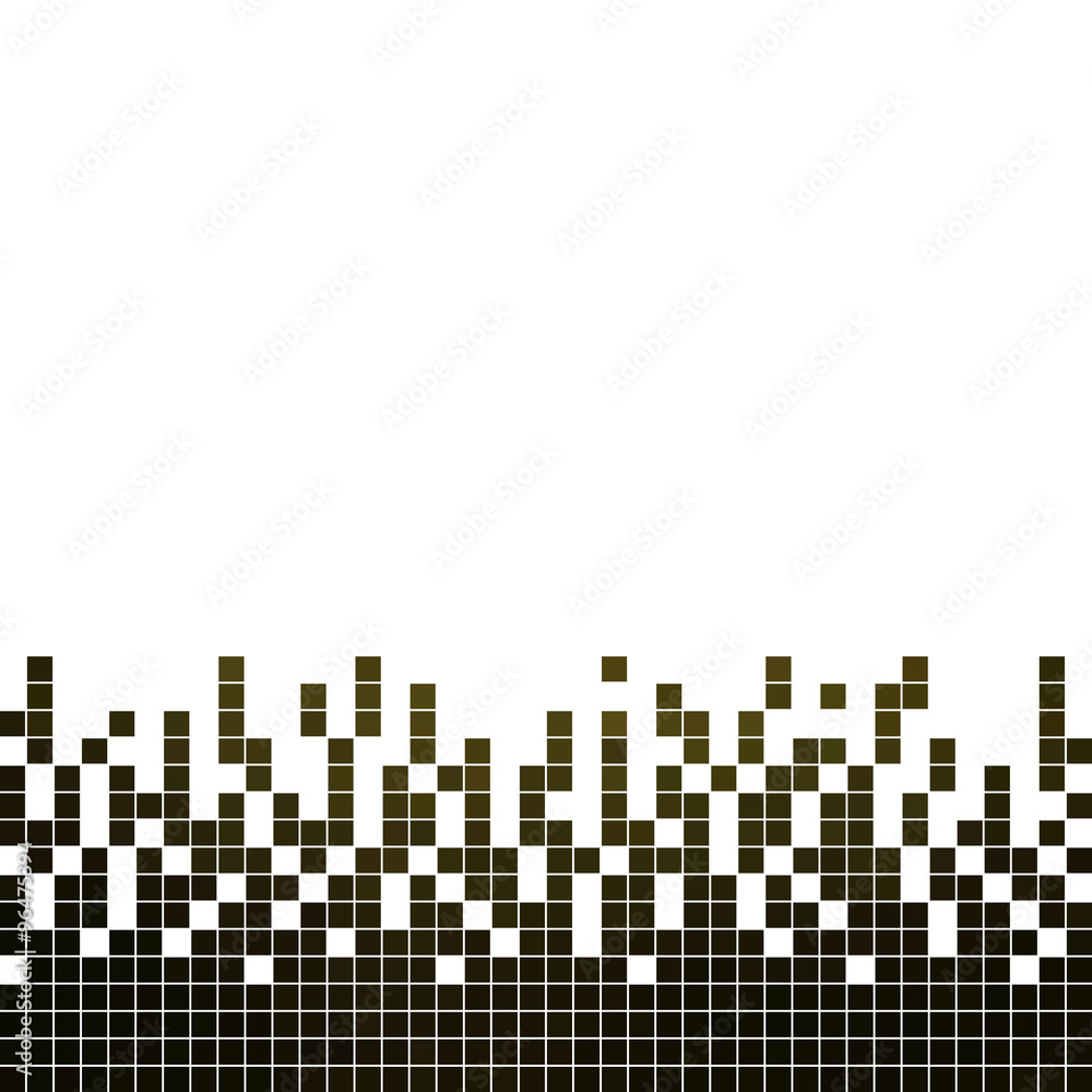 abstract vector square pixel mosaic background