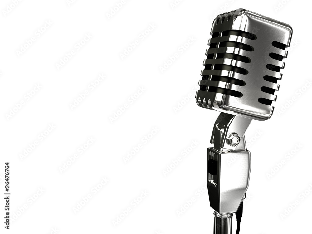 Fototapeta premium retro microphone