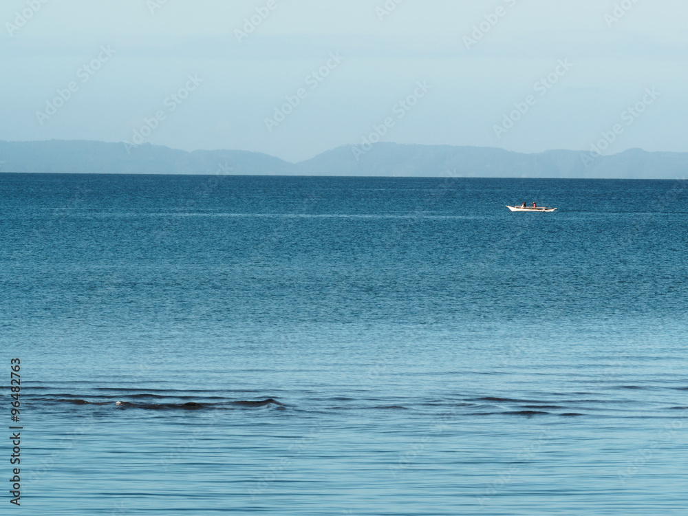 Boat on the sea