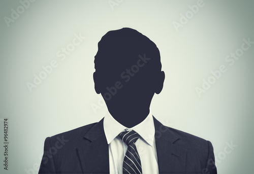 фотографія Unknown person silhouette
