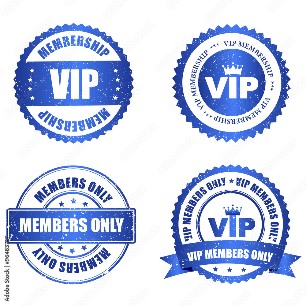 Fototapeta premium VIP rubber stamp