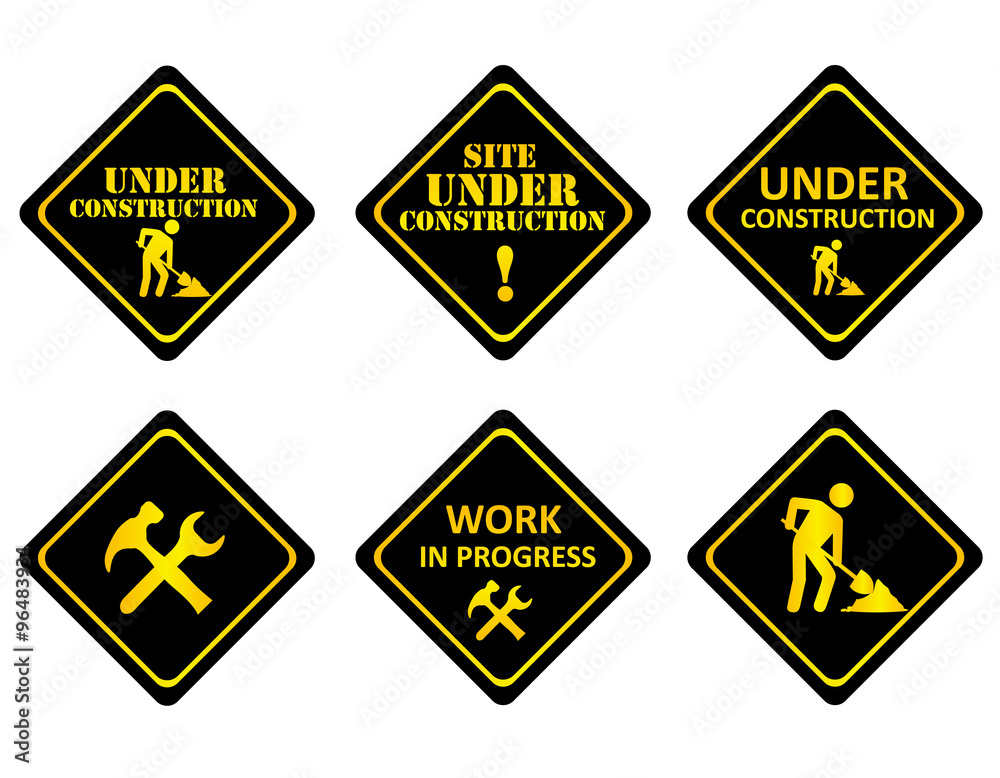 Web site under construction graphics Web site under construction graphics