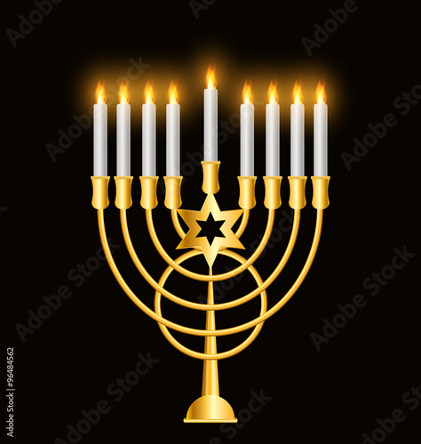 Happy Hanukkah, Jewish Holiday Background