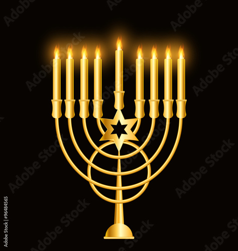 Happy Hanukkah, Jewish Holiday Background