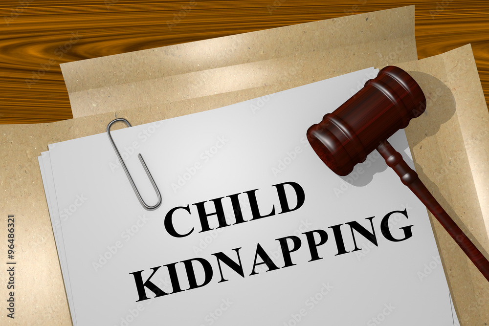 Child Kidnapping concept Child Kidnapping concept