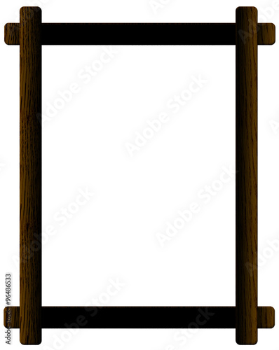Wooden picture frame