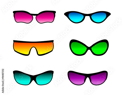 Colorful sunglasses