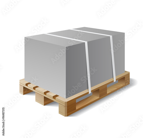cargo on a wooden pallet